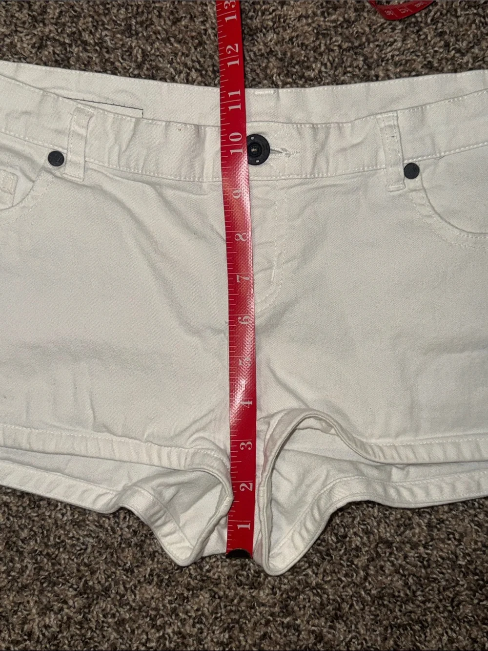 Hurley White Women's Denim Shorts size 29